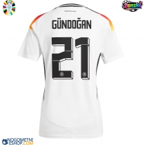 Ženski Nogometni dresi Nemčija Ilkay Gundogan #21 Domači EP 2024 Kratek Rokav